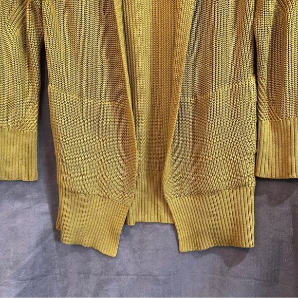 Lululemon Cashlu Sweater Wrap Cardigan Cashmere Blend Oversized Auric Gold XS/S - Picture 13 of 17